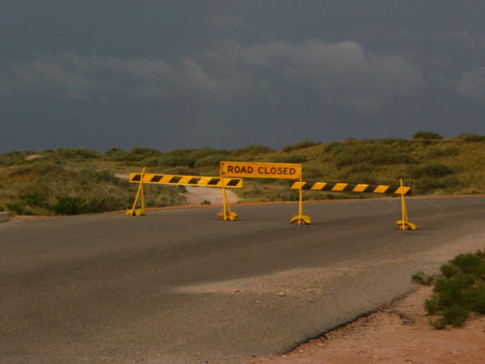 road closed